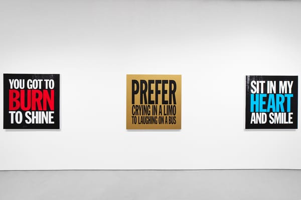 John Giorno's Beautifully Disgruntled Poem-Paintings