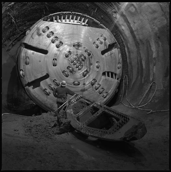 Breathtaking Black-and-White Photos of LA’s Subway System