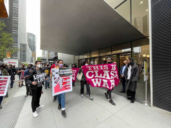 “Strike MoMA” Shines Spotlight on Trustee's Connection to Toxic Gold Mine