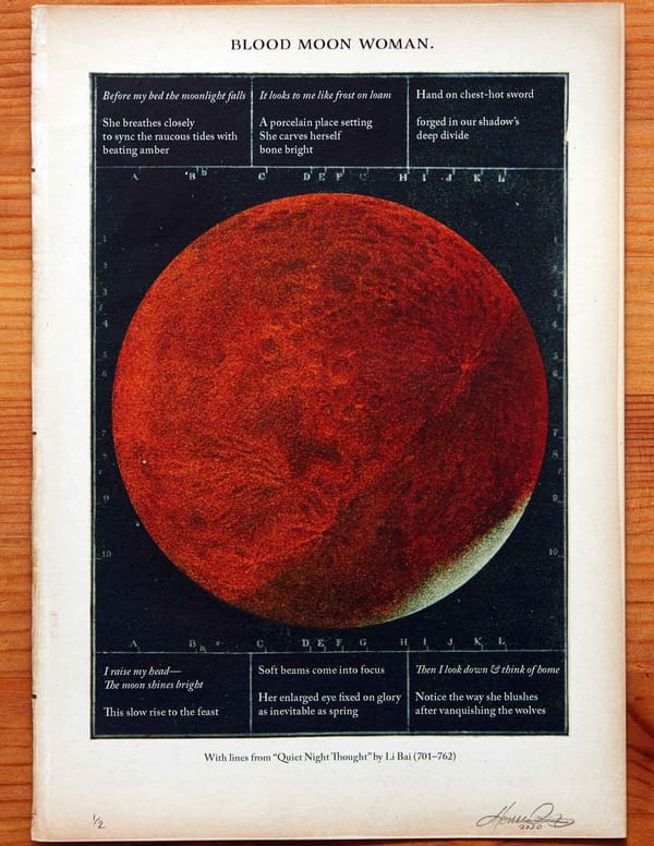 A Poet-Artist Looks to the Stars