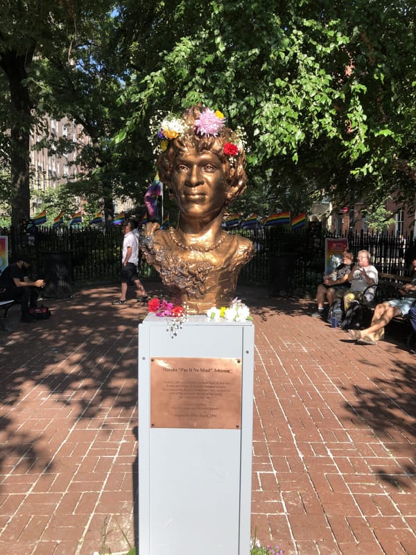 On the Day of Marsha Johnson’s Birthday, Guerrilla Memorial Pops Up by Stonewall