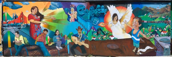 A San Francisco Muralist Painting “Latino Culture In All Its Beauty”