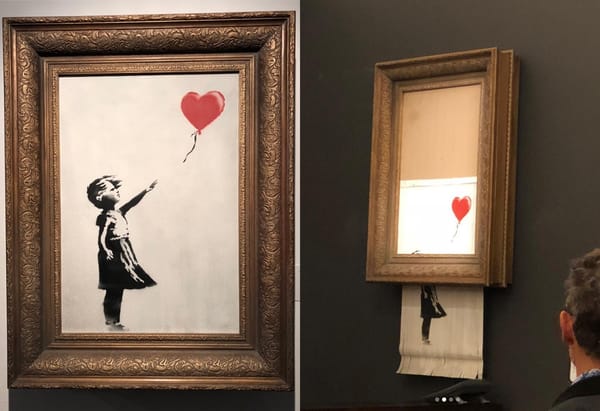Remember That Banksy That Self-Destructed? It's Going Up for Auction