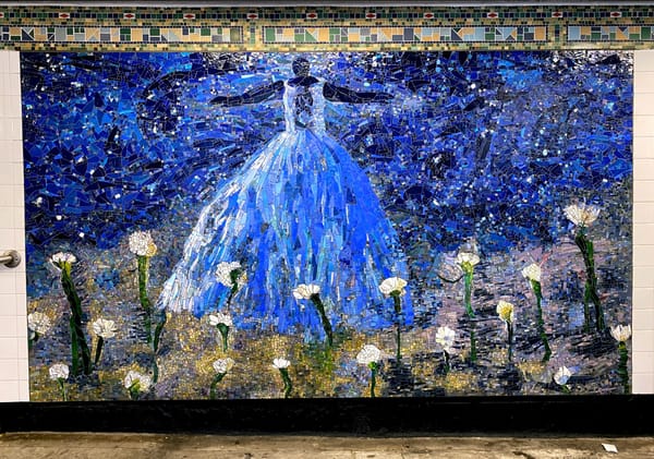 Katherine Bradford Mosaic Murals Make a Manhattan Subway Station Shine