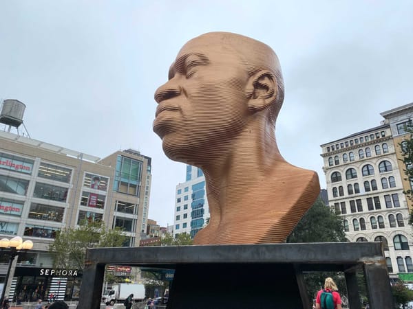George Floyd Statue in NYC's Union Square Defaced 48 Hours After It Was Unveiled