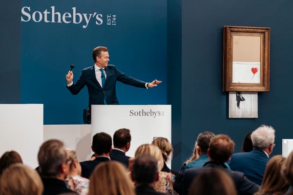 Destroyed Banksy Work Sells For $25M, Shredding Estimates