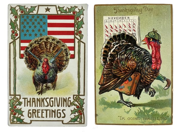 Vintage Thanksgiving Postcards Are Bizarre