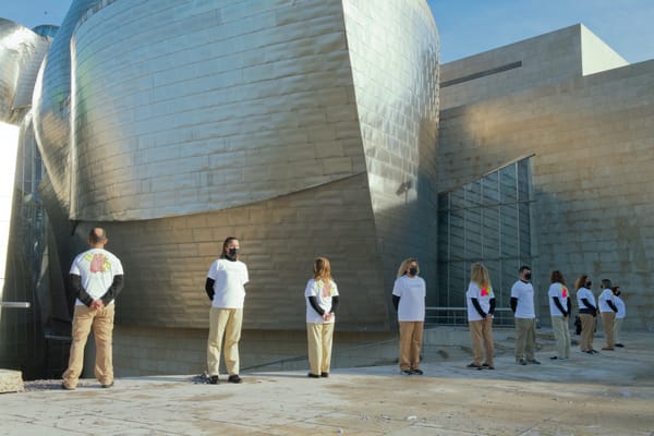 Guggenheim Bilbao's Cleaning Staff Stages Protest-Performance Over Dismal Wages