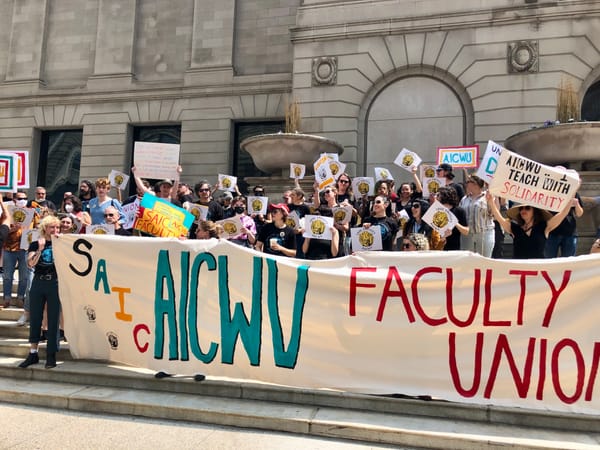 Non-Tenured Faculty at Chicago’s School of the Art Institute Push to Unionize