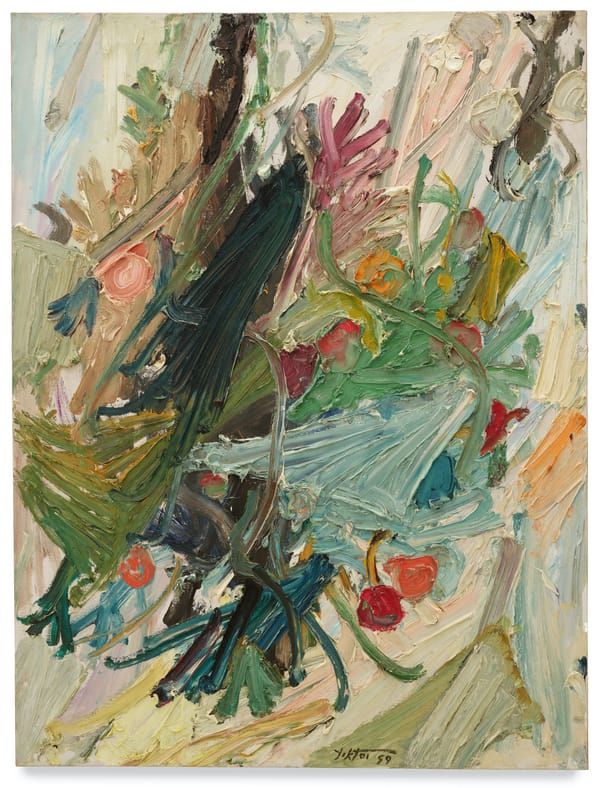 The Iranian Poet Who Became an American Action Painter