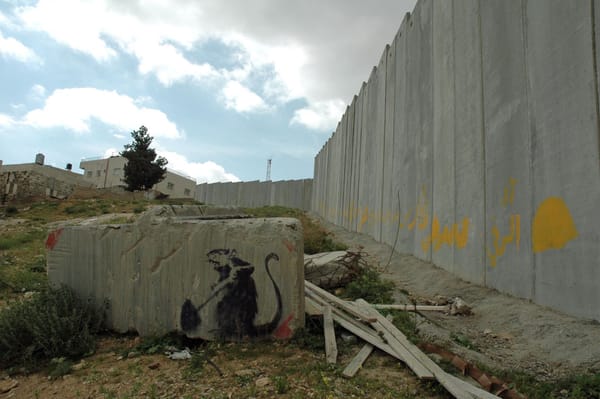 How Did a Banksy West Bank Mural End Up at an Israeli Gallery?