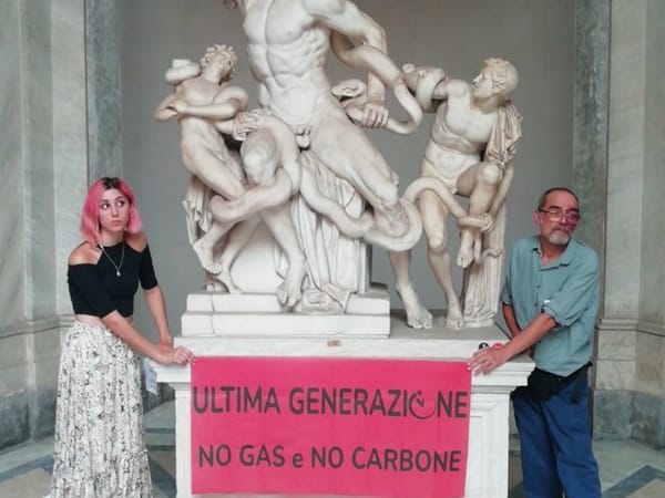 Climate Protesters Glue Themselves to Vatican Masterpiece