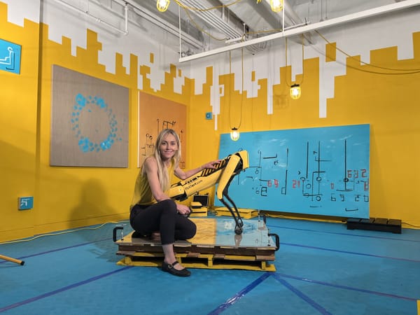 A Robot Dog Is Painting Self-Portraits at the 2022 Spring Break Art Fair