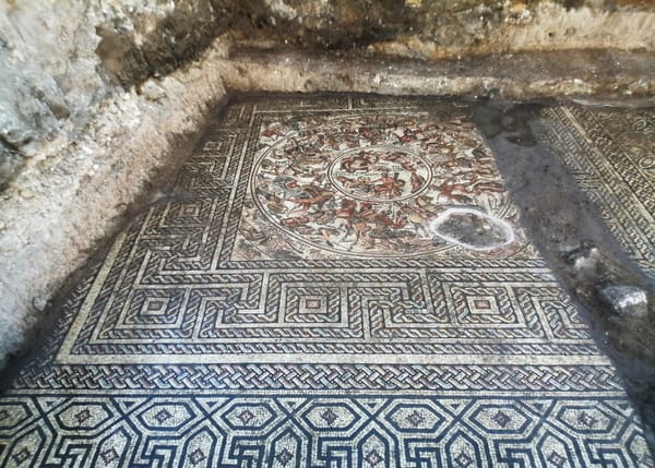 Stunning Roman Mosaic Unearthed in Syria
