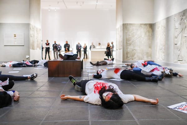 Iranian Activists Stage "Die-In" at Met Museum