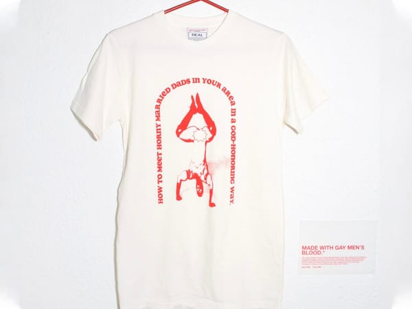 The Artist Making T-Shirts Printed With Gay Men’s Blood