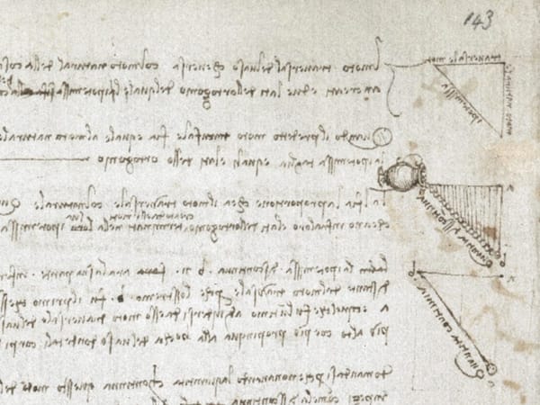 Newton Who? Leonardo Explored Gravity First