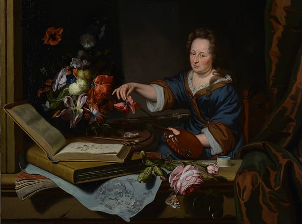 Dual Portrait of Old Master Rachel Ruysch Holds a Trove of Secrets