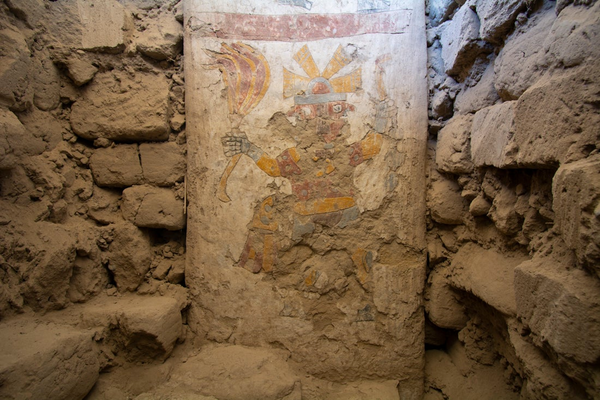 1,400-Year-Old Mural of Two-Faced Man Found in Peru