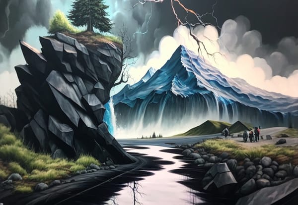 Mediocre Painting Thought AI-Generated Revealed as Work of Real Artist