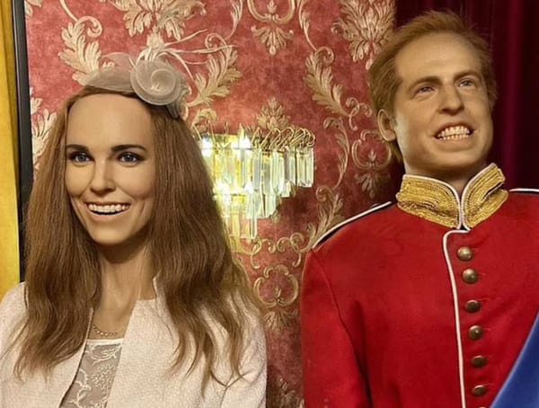 God Save Us From These Wax Figures of Kate and Prince William