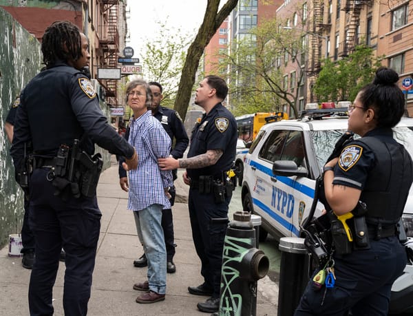 NYPD Arrests Artist Painting Message of Support for Unhoused Man