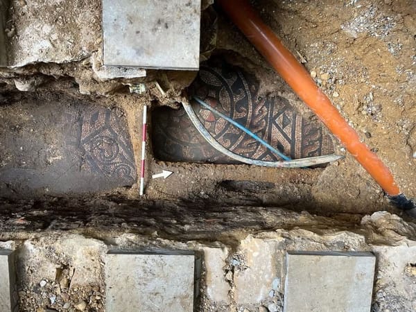 Stunning Roman Mosaic Found Beneath UK Shopping Mall