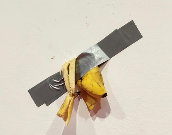 Art Student Eats Maurizio Cattelan Banana
