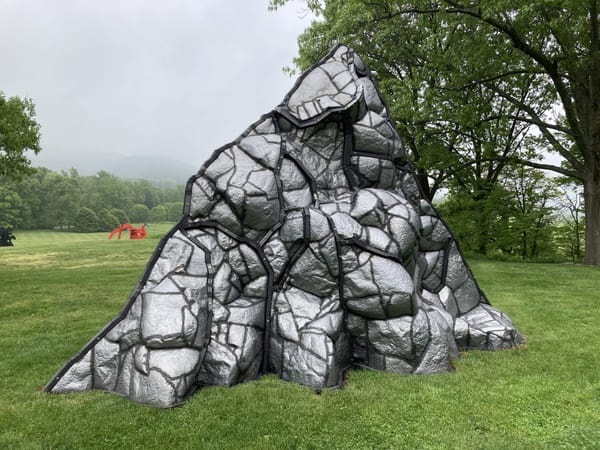 Nomadic Volcano Sculpture Lands at Storm King