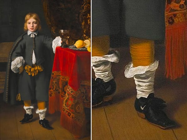 Is That a Nike Shoe in a 17th-Century Painting?