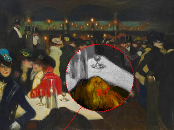 Adorable Pup Found Hidden in Picasso Painting