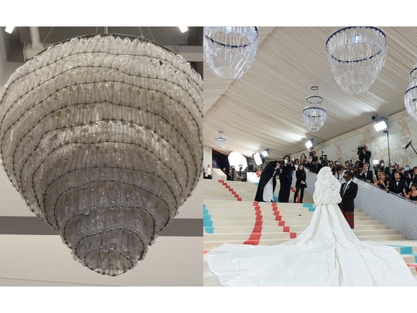 Artist Says Met Gala "Ripped Off" His Plastic Bottle Chandeliers