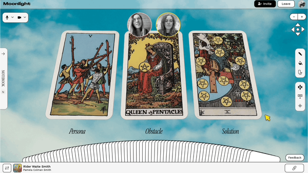 A Tarot Platform for the Zoom Era
