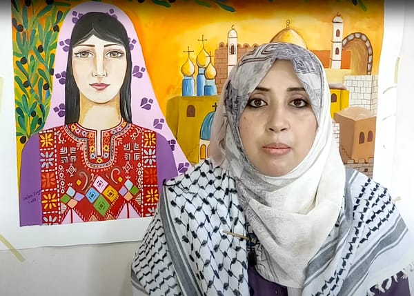 Gaza Artist Killed With Her Children in Israeli Airstrike