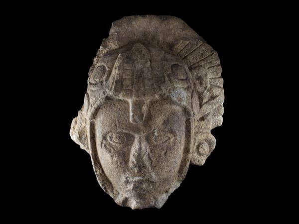 Well-Preserved Maya Warrior Bust Unearthed in Mexico