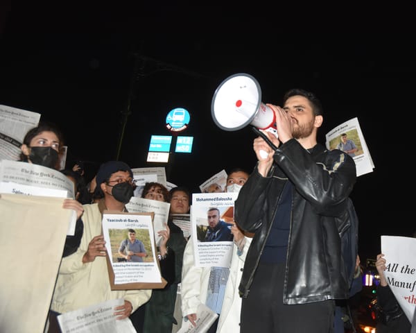 Writers Protest NYT Gaza Coverage With Posters of Journalists Killed by Israel