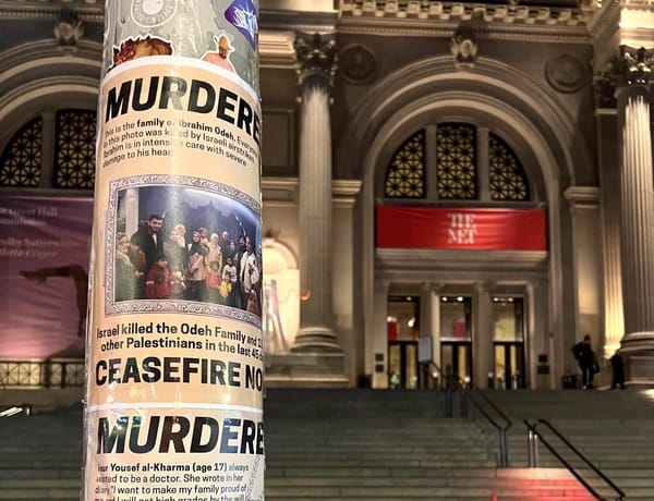 Artist’s Posters of Palestinians Killed by Israeli Strikes Emerge Across US