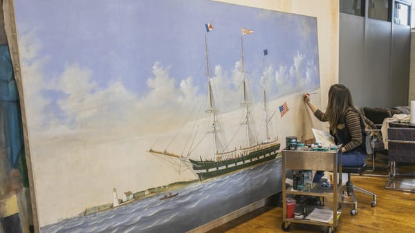 New Bedford Whaling Museum Restores Rare Panorama Painting
