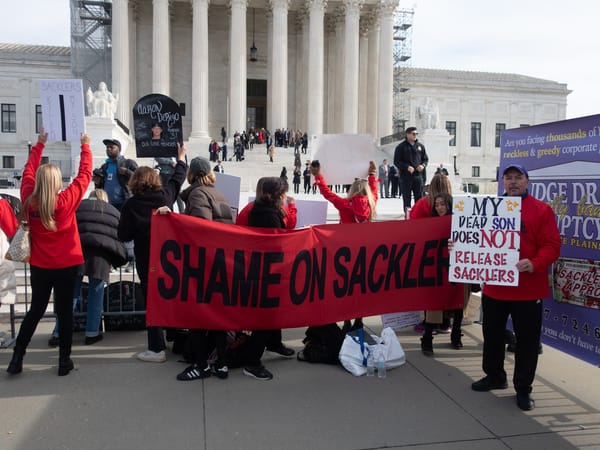 Activists Protest Deal That Protects Sackler Family