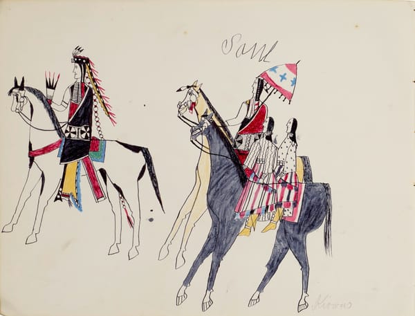 A Shameful US History Told Through Ledger Drawings