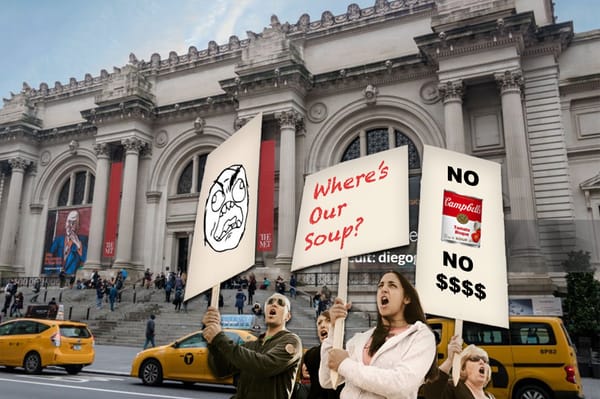 Museum Visitors Demand Refunds, Claiming No Artworks Were “Souped”