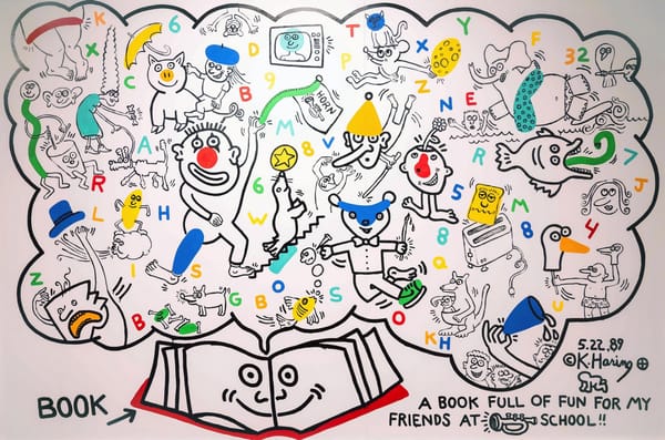 When Keith Haring Painted a Mural for an Iowa Elementary School