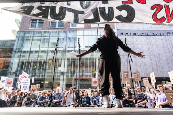 Hundreds of Artists Rally for Increased Culture Funding in Montreal