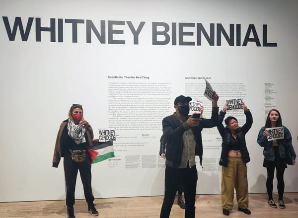 In Surprise Action, Activists Decry Whitney Museum Funders' Ties to Israeli Military