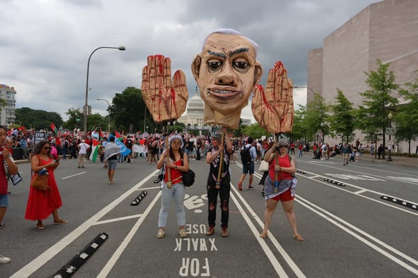 See the Art From Protests Against Netanyahu’s Visit to Congress