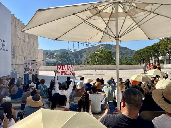 Dancers Call for Fair Wages During Joan Jonas Performance at Getty