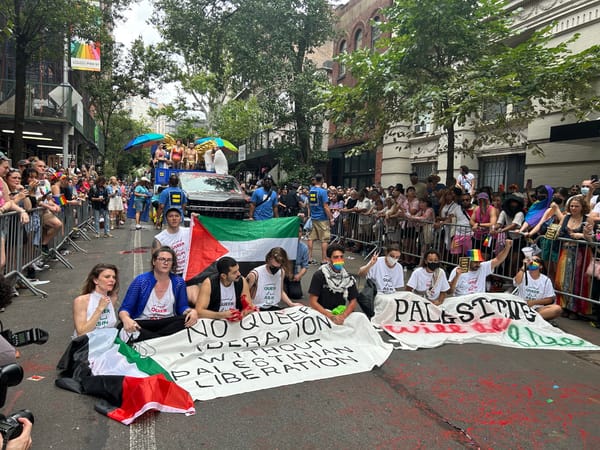 Protests for Gaza Ring Loud at the New York City Pride March