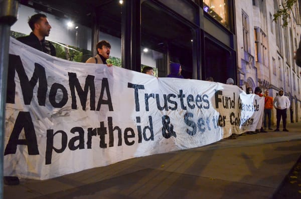 Protesters Take to MoMA During World Jewish Congress Gala