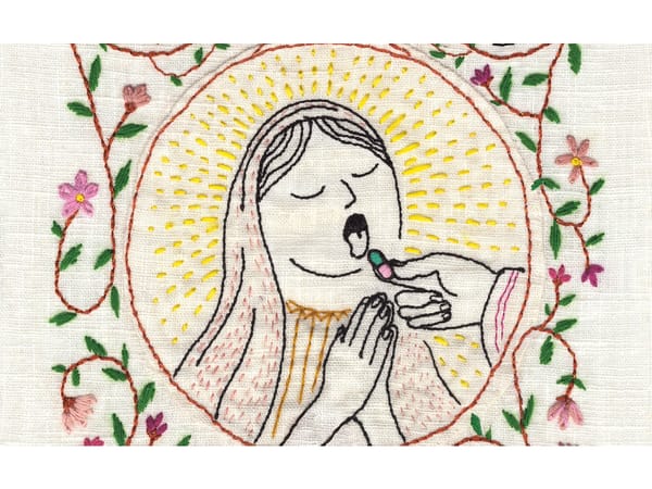 A Mother-Daughter Inheritance Illustrated in Thread and Ink