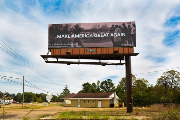 Montgomery Mayor Calls for Removal of “Politicized” Billboard Artwork